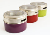 Magnetic Spice Container Tins - 3 Pack