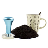 Stainless Steel Espresso Coffee Tamper - 58mm Flat Base