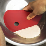 Multi-Purpose Silicone Scraper - Bowl Dough Icing Dish Pot Pan & More