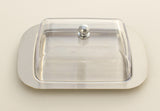 Stainless Steel Butter Dish with Easy to Hold Lid
