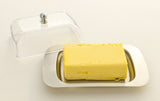 Stainless Steel Butter Dish with Easy to Hold Lid