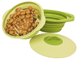 100% Silicone Family Size Steamer - Collapsible Design with Lid & Detachable Colander