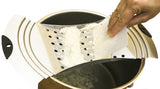 Stainless Steel Spaetzle Maker Lid with Scraper
