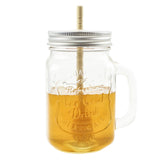 Honey Mason Jar with Bamboo Dipper - 16oz