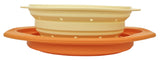 100% Silicone Family Size Steamer - Collapsible Design with Lid & Detachable Colander