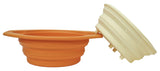 100% Silicone Family Size Steamer - Collapsible Design with Lid & Detachable Colander