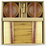 100% Natural Bamboo Sushi Gift Set for Two
