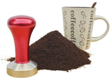 Stainless Steel Espresso Coffee Tamper - 49mm Flat Base