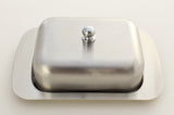 Stainless Steel Butter Dish with Easy to Hold Lid