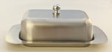 Stainless Steel Butter Dish with Easy to Hold Lid
