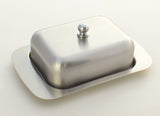 Stainless Steel Butter Dish with Easy to Hold Lid