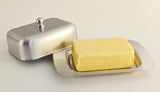 Stainless Steel Butter Dish with Easy to Hold Lid