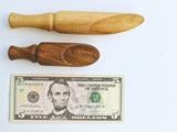 Zoie + Chloe All-Natural Acacia Wood Scoop Spoon - Tea Salt Coffee Flour Nuts & More