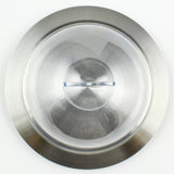 Stainless Steel Round Butter Dish with Easy to Hold Lid