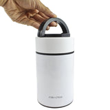 Vacuum Insulated Stainless Steel 25oz Food Jar & Thermal Crockpot Cooker - Recipe Included