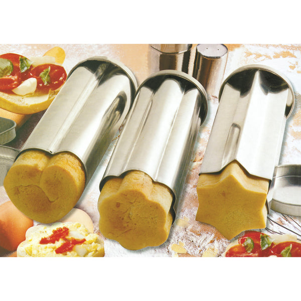 3 Piece Canape Party Bread Mold Set