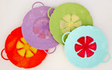 Silicone Spill Stopper Pot Pan Lid & Splatter Guard - 10 Inch
