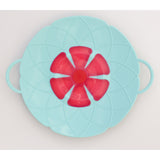 Silicone Spill Stopper Pot Pan Lid & Splatter Guard - 12 Inch