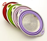 Stainless Steel and Silicone Collapsible Strainer