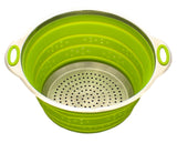 Stainless Steel and Silicone Collapsible Strainer