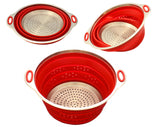 Stainless Steel and Silicone Collapsible Strainer