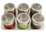 Magnetic Spice Set Rack, Seasonings Containers and Condiments Set