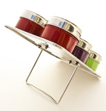 Magnetic Spice Set Rack, Seasonings Containers and Condiments Set