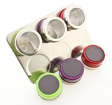 Magnetic Spice Set Rack, Seasonings Containers and Condiments Set