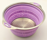 Stainless Steel and Silicone Collapsible Strainer