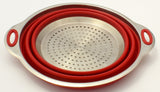 Stainless Steel and Silicone Collapsible Strainer