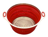Stainless Steel and Silicone Collapsible Strainer
