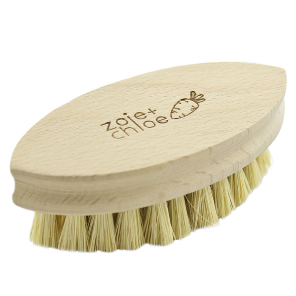 100% Natural Plant-Fiber Soft Bristles Vegetable Brush