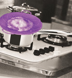 Silicone Spill Stopper Pot Pan Lid & Splatter Guard - 12 Inch