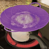 Silicone Spill Stopper Pot Pan Lid & Splatter Guard - 10 Inch