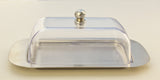 Stainless Steel Butter Dish with Easy to Hold Lid