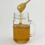 Honey Mason Jar with Bamboo Dipper - 16oz