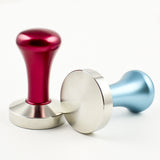 Stainless Steel Espresso Coffee Tamper - 58mm Flat Base