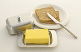 Stainless Steel Butter Dish with Easy to Hold Lid