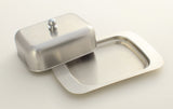 Stainless Steel Butter Dish with Easy to Hold Lid