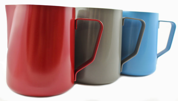 Steaming & Frothing Milk Pitcher Stainless RED