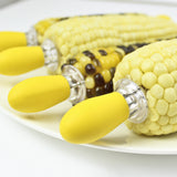 Stainless Steel Corn Holders - Interlocking Corn Forks - Set of 8