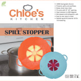 Silicone Spill Stopper Pot Pan Lid & Splatter Guard - 12 Inch
