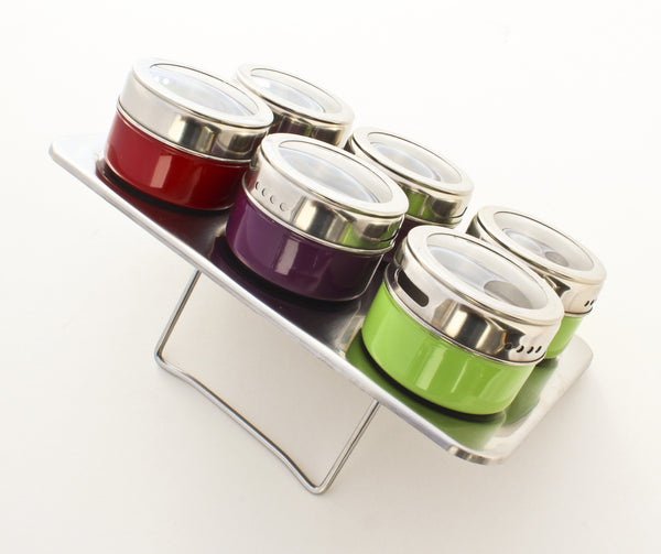 Magnetic Spice Set Rack, Seasonings Containers and Condiments Set – Zoie +  Chloe
