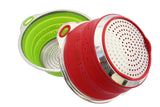 Stainless Steel and Silicone Collapsible Strainer