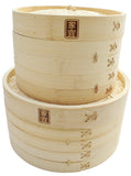 100% Natural Bamboo Steamer Basket - with Bonus Reusable Cotton Liners